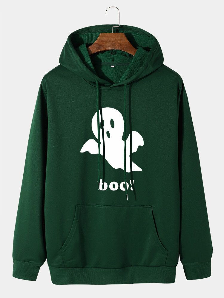 Sweats À Capuche Décontractés Pour Hommes Halloween Ghost Cartoon