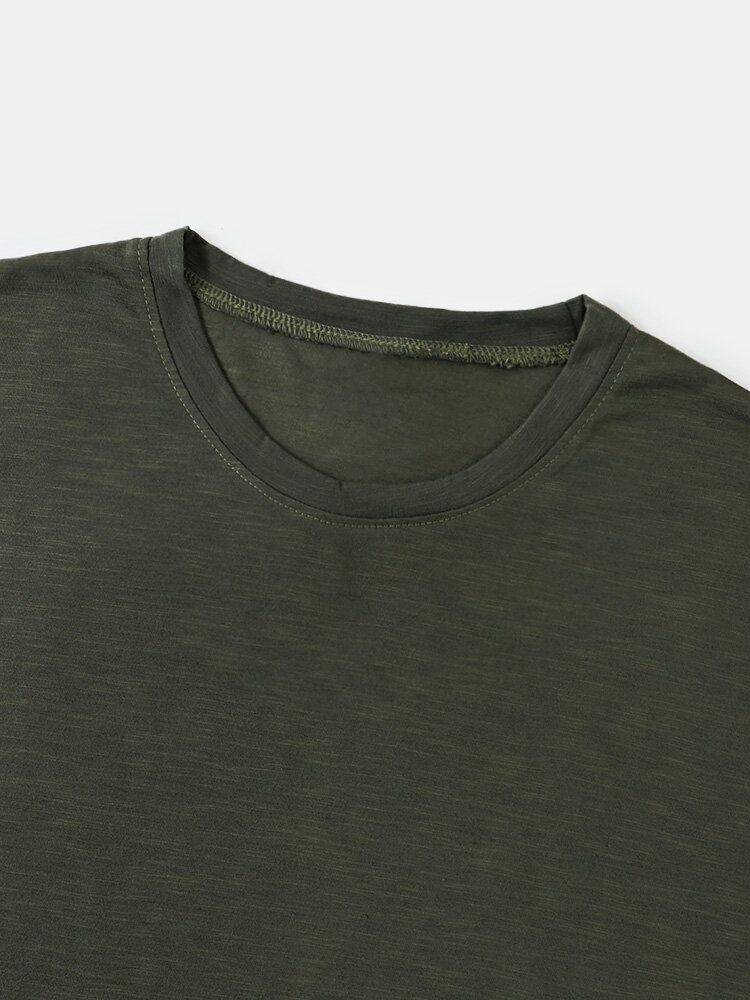 T-shirt À Col Rond Et À Manches Courtes Pour Hommes