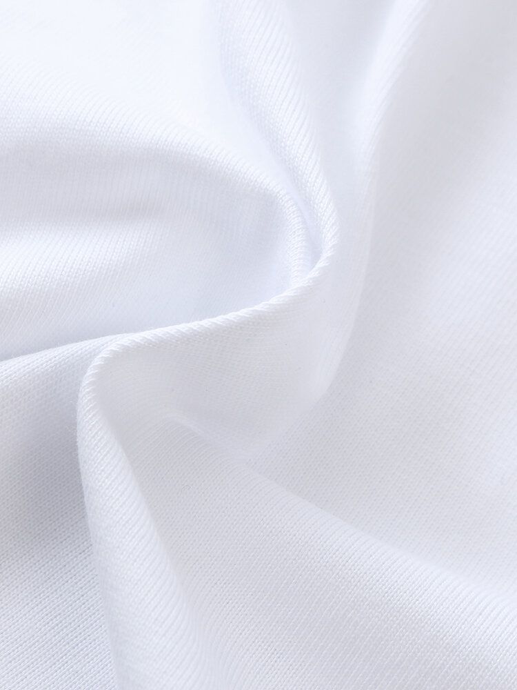 T-shirt À Manches Courtes 100 % Coton Imprimé Carotte Pour Homme