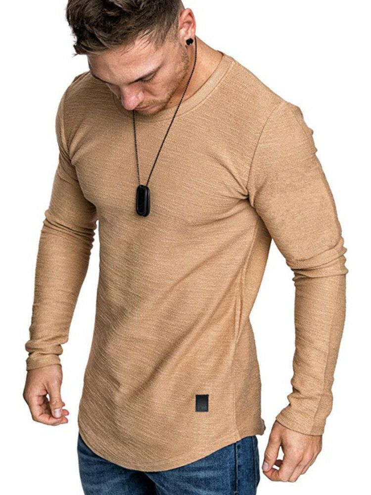 T-shirt À Ourlet Arrondi Pour Homme