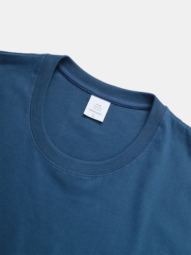 T-shirts Décontractés À Col Rond 100% Coton À Imprimé Squelette Pour Hommes