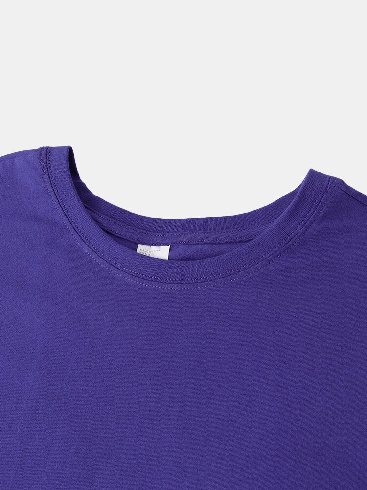 T-shirts Décontractés À Manches Courtes 100% Coton À Imprimé Floral Pour Hommes