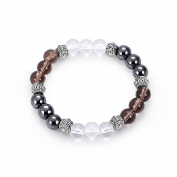 Tendance 8mm Bouddha Perles Bracelet Pierre Naturelle Dégradé Perlé Bracelet Pour Hommes Cadeau