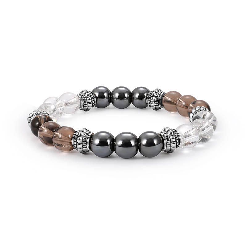 Tendance 8mm Bouddha Perles Bracelet Pierre Naturelle Dégradé Perlé Bracelet Pour Hommes Cadeau