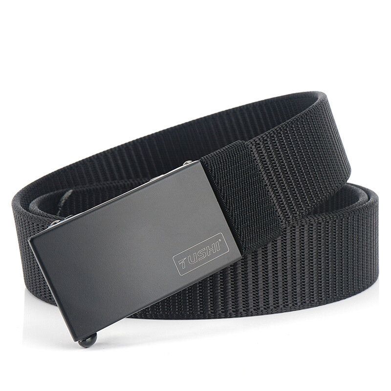 Tushi 120 cm Ceinture En Nylon À Boucle Automatique Pour Homme Ceinture Simple