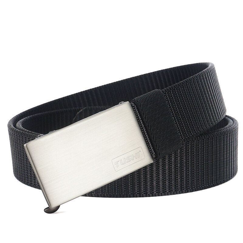 Tushi 120 cm Ceinture En Nylon À Boucle Automatique Pour Homme Ceinture Simple