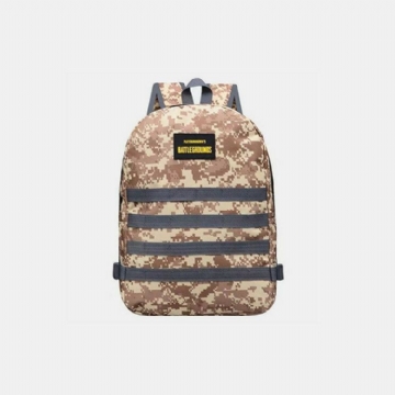 Unisexe Camouflage Oxford Tissu Étudiant Sac D'école Mode Jeu Tendance Sac À Dos