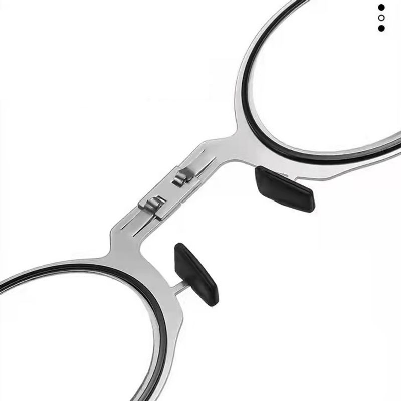 Unisexe Casual Pliable Portable Anti-rayonnement Anti-lumière Bleue Cercle Rond Presbytie Lunettes