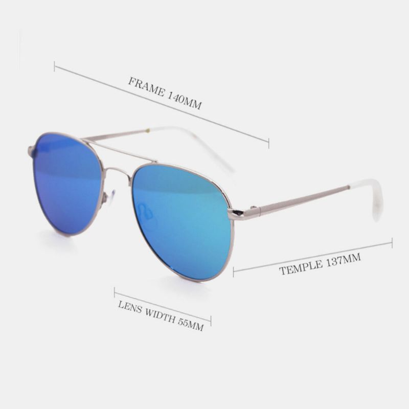 Unisexe Casula Fashion Full Metal Frame Narrow Rim Elegant Uv Protection Lunettes De Soleil