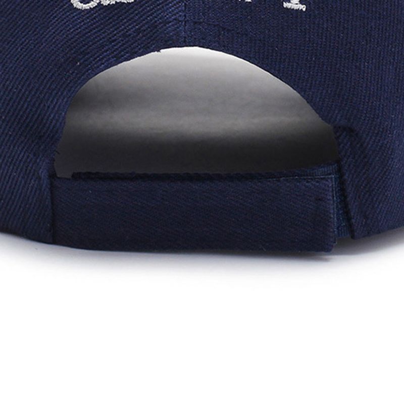 Unisexe Coton Lettre Imprimé Broderie All-match Réglable Parasol Extérieur Casquettes De Baseball