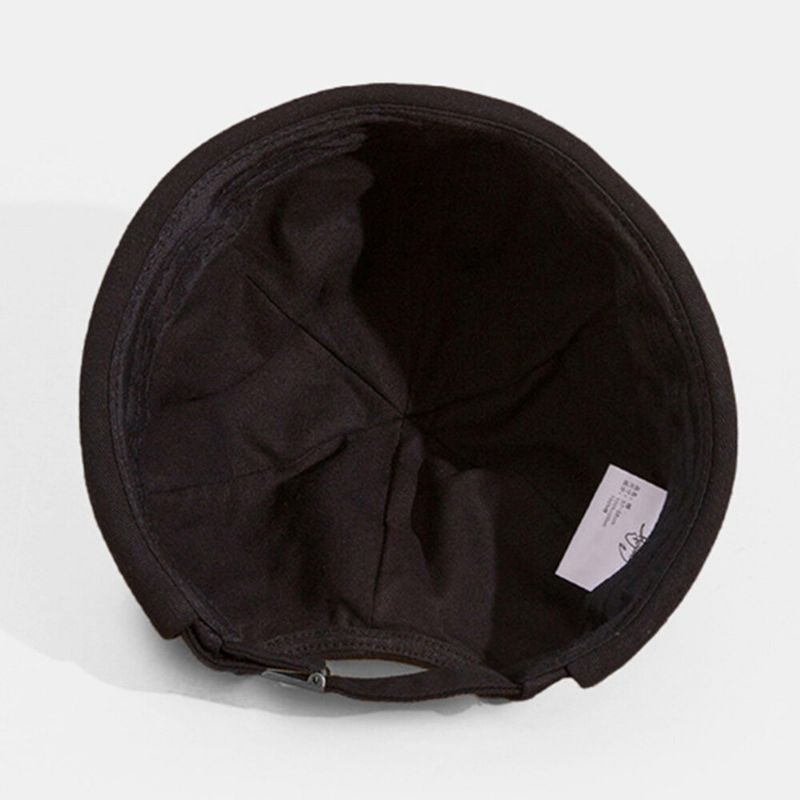 Unisexe Coton Lettre Motif Patch Coloré Brodé Bonnet Sans Bord Propriétaire Casquette Tête De Mort