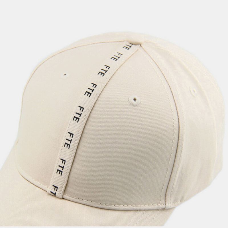 Unisexe Décontracté Sauvage Chapeau De Soleil Lettre Motif Été Voyage Parasol Casquette De Baseball