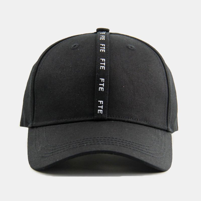 Unisexe Décontracté Sauvage Chapeau De Soleil Lettre Motif Été Voyage Parasol Casquette De Baseball