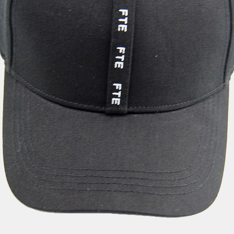 Unisexe Décontracté Sauvage Chapeau De Soleil Lettre Motif Été Voyage Parasol Casquette De Baseball