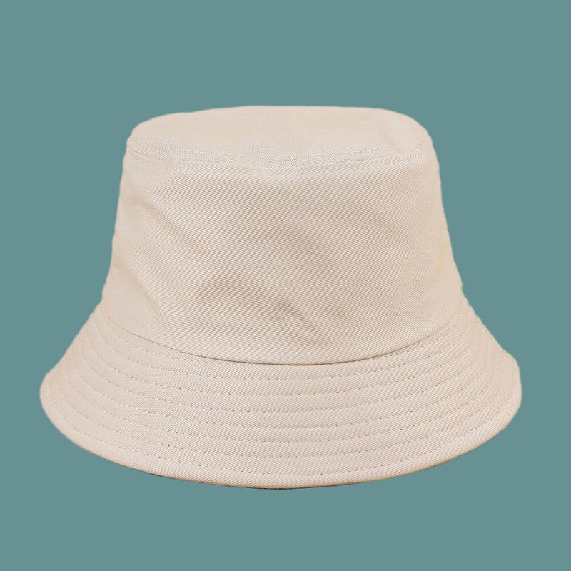 Unisexe Dessin Animé Amour Crâne Impression Sergé Casquette Coton Couleur Unie Mode Protection Solaire Seau Chapeau