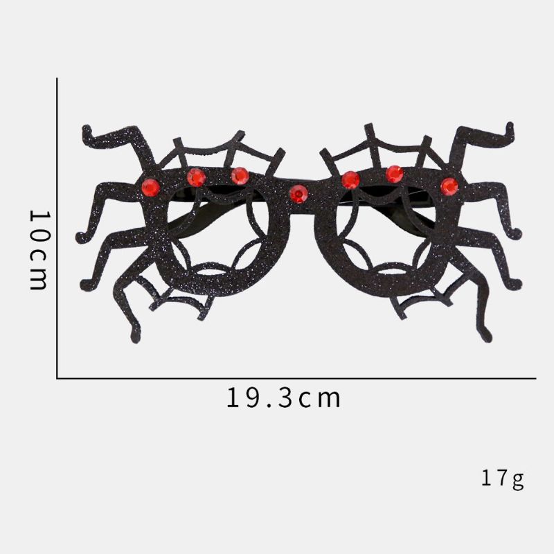 Unisexe Feutre Tissu Halloween Lunettes Enfants Araignée Citrouille Crâne Drôle Fête Décoration Lunettes