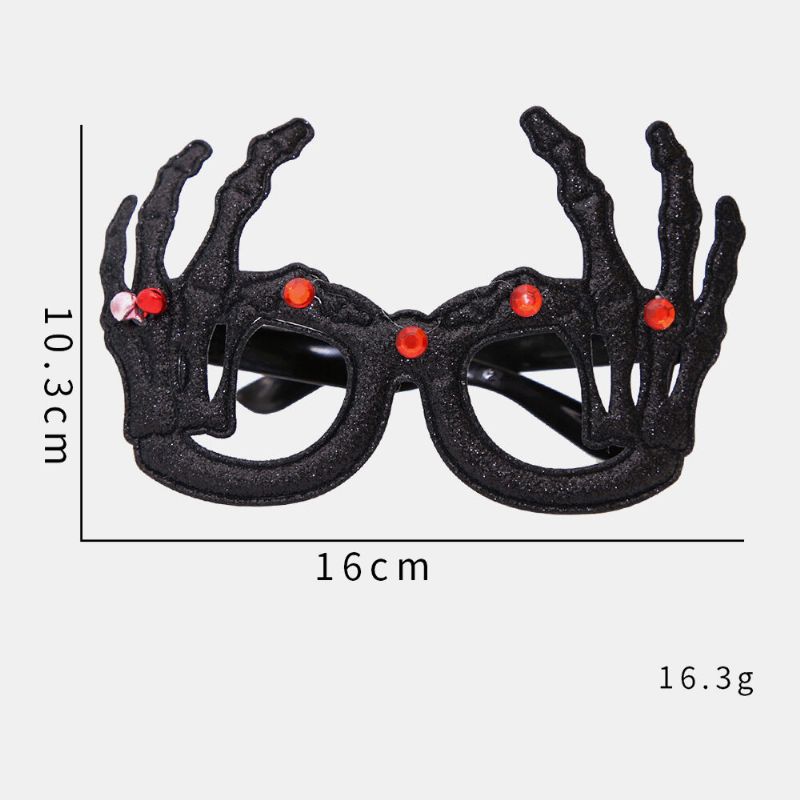 Unisexe Feutre Tissu Halloween Lunettes Enfants Araignée Citrouille Crâne Drôle Fête Décoration Lunettes