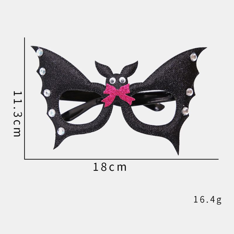 Unisexe Feutre Tissu Halloween Lunettes Enfants Araignée Citrouille Crâne Drôle Fête Décoration Lunettes