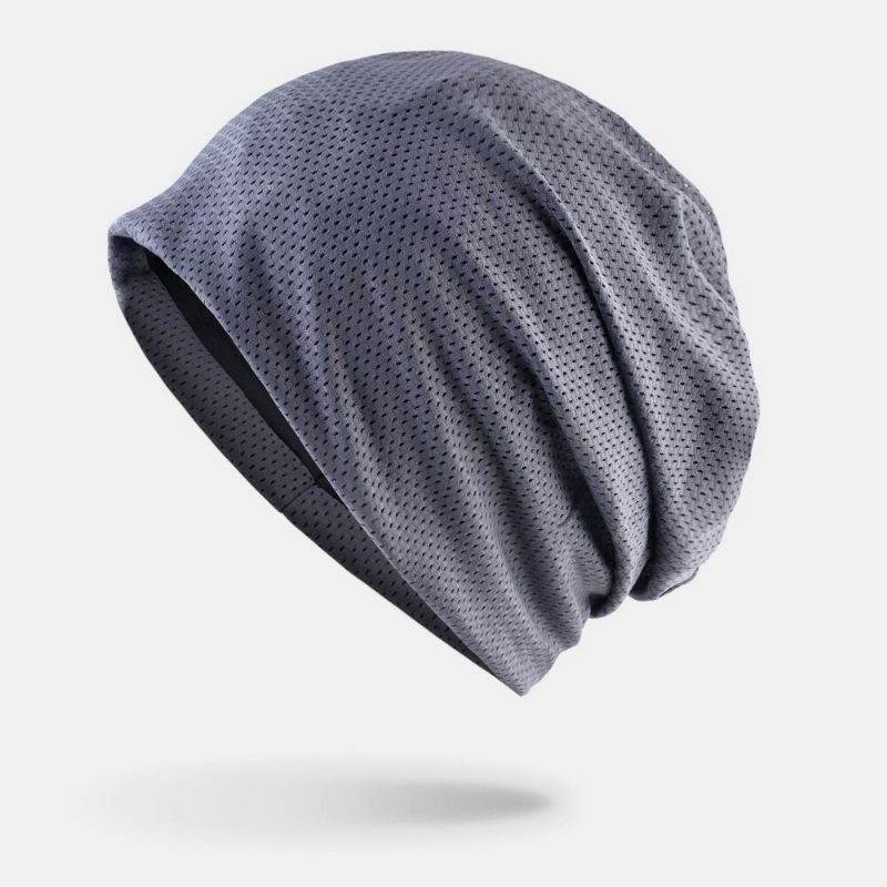 Unisexe Fin Sport De Plein Air Course Respirant Foulard Chapeau Sans Bord Bonnet Chapeau