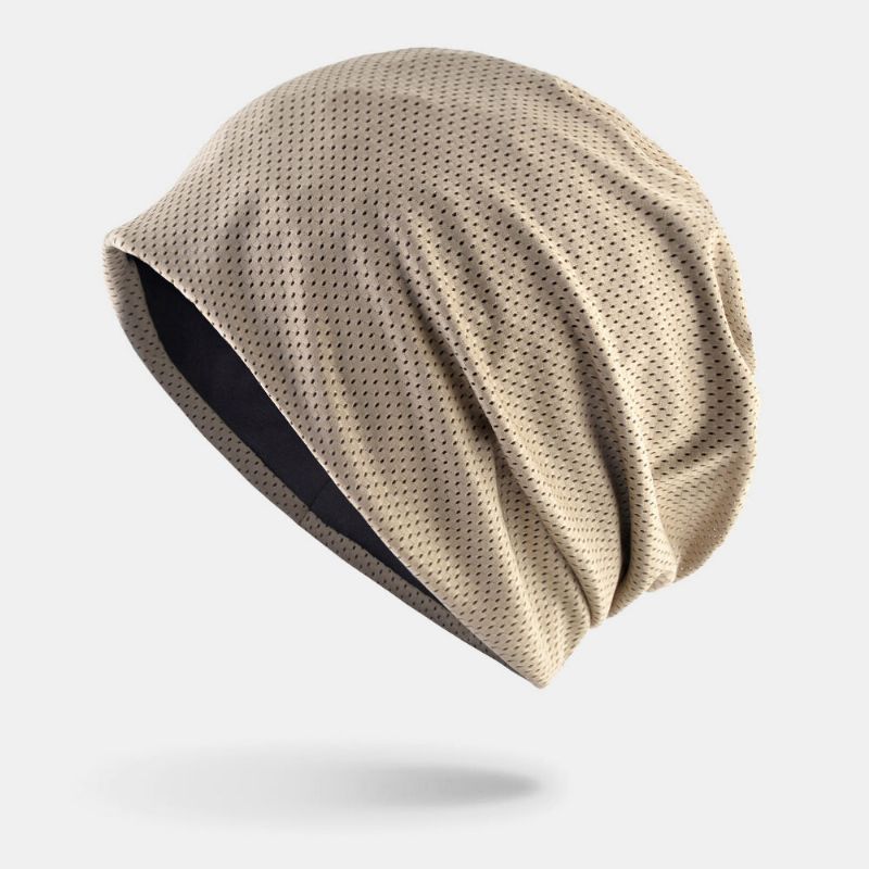 Unisexe Fin Sport De Plein Air Course Respirant Foulard Chapeau Sans Bord Bonnet Chapeau