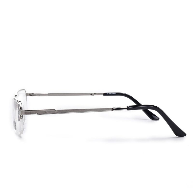 Unisexe Full Metal Frame Pliable Facile À Transporter Pratique Hd Lunettes De Lecture Lunettes Presbytes