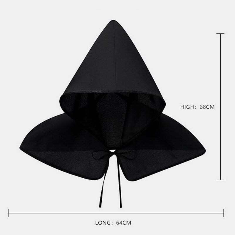 Unisexe Halloween Costumes Grim Reaper Cape Médiévale Peste Médecin Chapeau Châle Cape Hommes Femmes Adulte Gothique Punk Robe