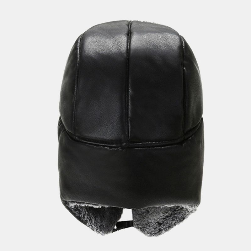 Unisexe Hiver Épaissir Chaud Trappeur Chapeau Amovible Masque Rideau Extérieur Coupe-vent Oreille Protection Russe Chapeau Ushanka Chapeau