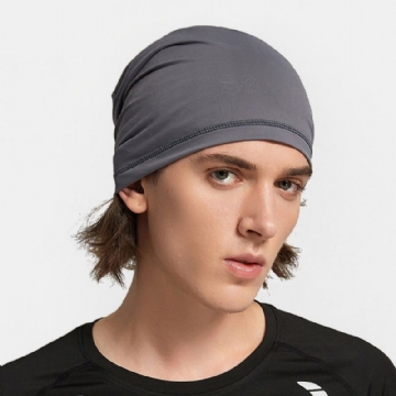 Unisexe Ice Silk Single Layer Respirant Hip-hop Sports Bandeau Beanie Hat