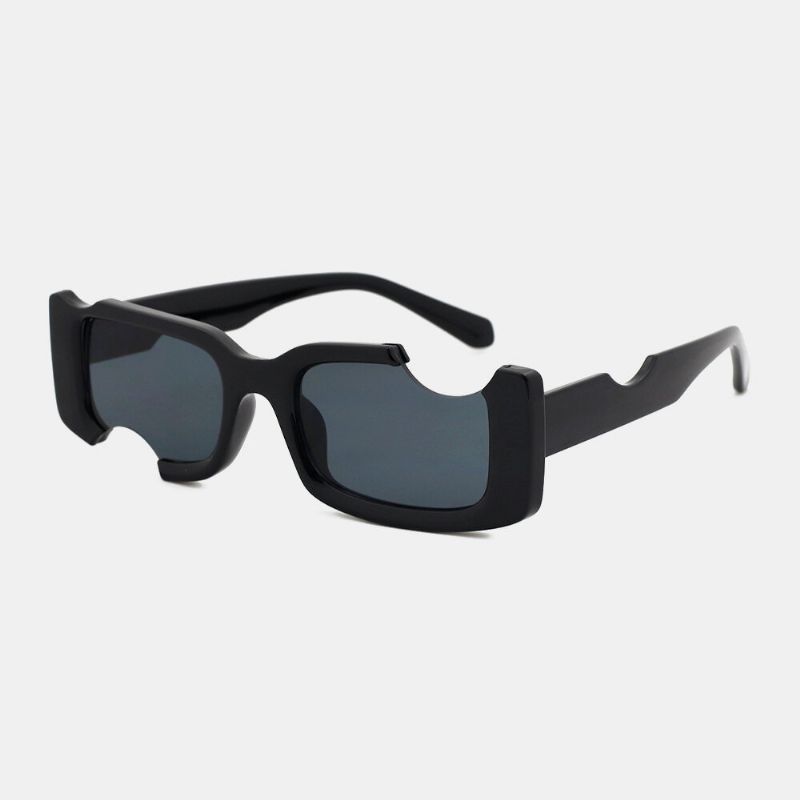 Unisexe Irrégulier Carré Cadre Pas Plein Cadre Protection Uv Mode Profil Spécial Lunettes De Soleil