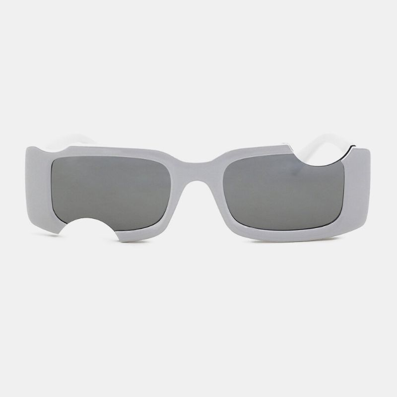 Unisexe Irrégulier Carré Cadre Pas Plein Cadre Protection Uv Mode Profil Spécial Lunettes De Soleil