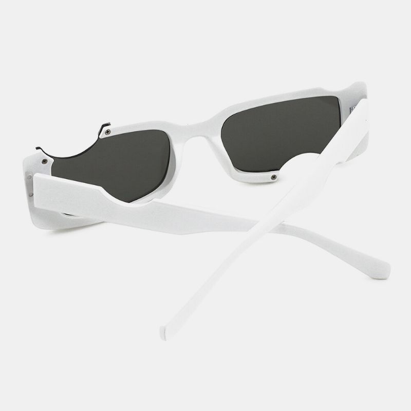 Unisexe Irrégulier Carré Cadre Pas Plein Cadre Protection Uv Mode Profil Spécial Lunettes De Soleil