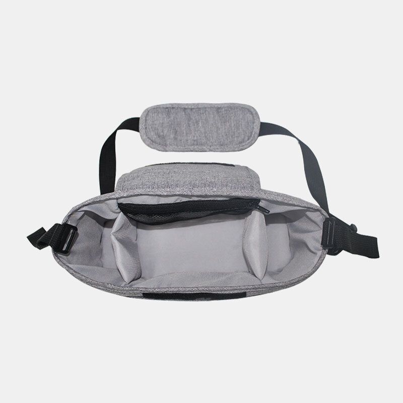 Unisexe Lin Multifonctionnel Grande Capacité En Plein Air Sac De Transport Pour Bébé Sac Suspendu Sac À Bandoulière Sac À Bandoulière