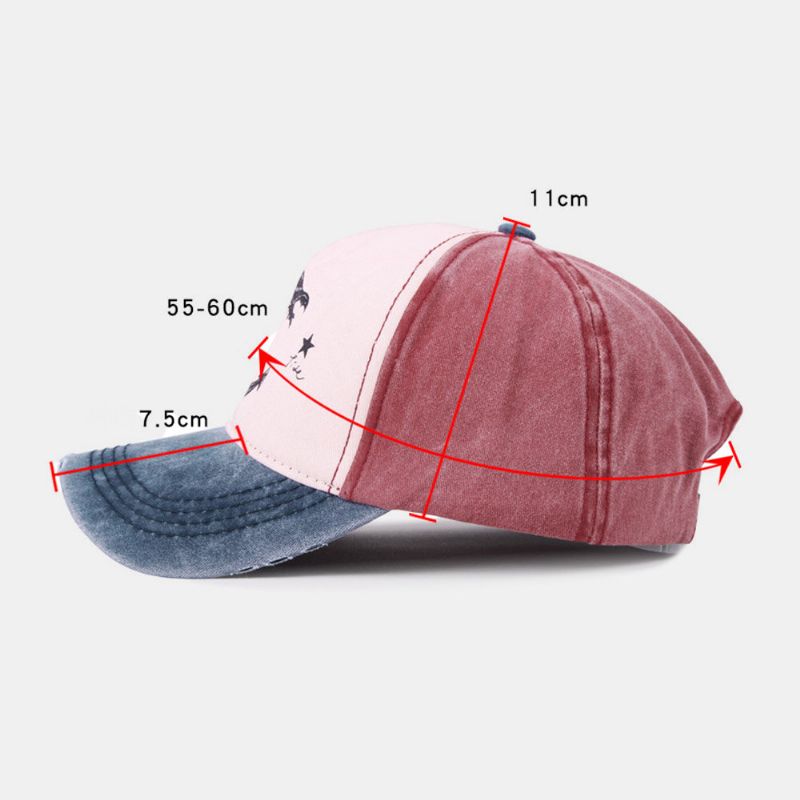 Unisexe Make-old Pirate Ship Anchor Pattern Ivy Cap Outdoor Suncreen Baseball Hats Stretch Fit Cap