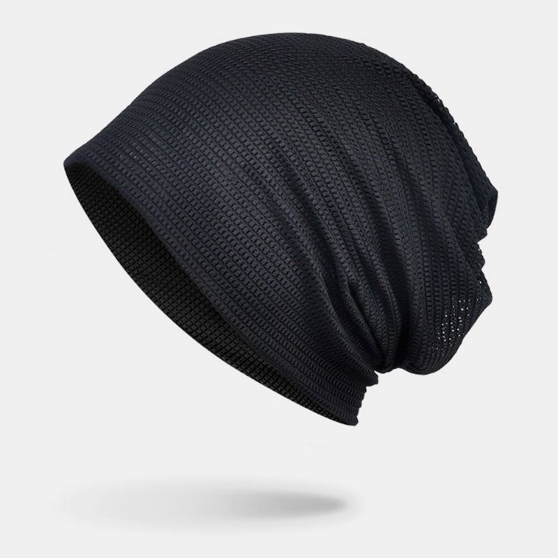 Unisexe Multifonction Maille Respirant Absorbant La Sueur Hip-hop Sport Bandeau Écharpe Bonnet Bonnet