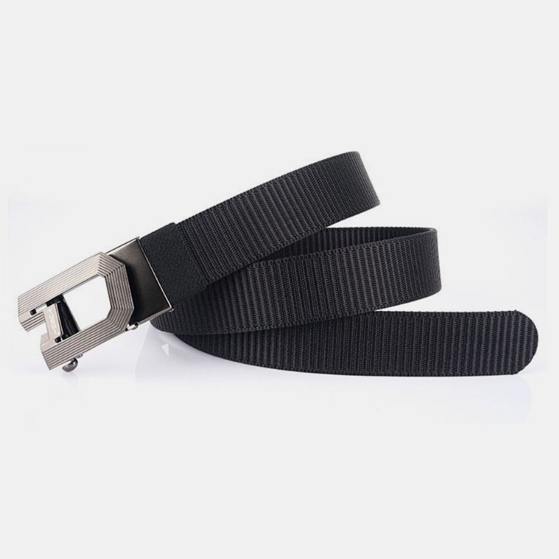 Unisexe Nylon Boucle Automatique 120cm Sport Outdoor Casual Jeans Ceinture