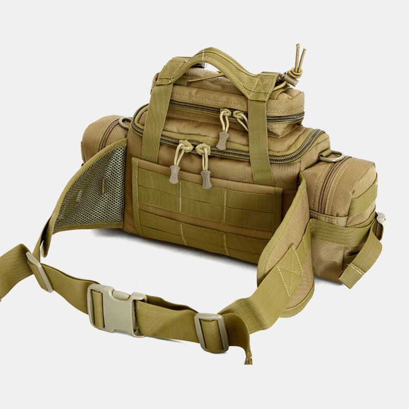 Unisexe Nylon Tactique Camouflage En Plein Air Équitation Multi-portage Outillage Sac Bandoulière Sac Taille Sac