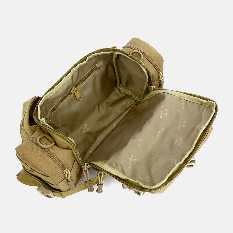 Unisexe Nylon Tactique Camouflage En Plein Air Équitation Multi-portage Outillage Sac Bandoulière Sac Taille Sac