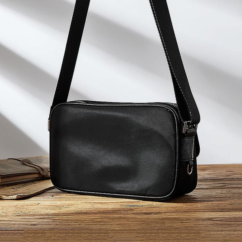 Unisexe Oxfords Tissu Casual Grande Capacité Messenger Sac Durable Sangle Réglable Sac À Bandoulière