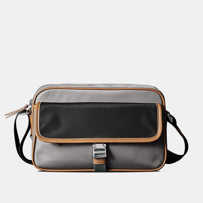 Unisexe Oxfords Tissu Casual Grande Capacité Messenger Sac Durable Sangle Réglable Sac À Bandoulière