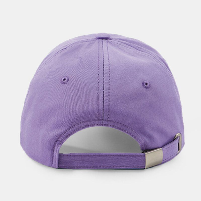 Unisexe Petit Oiseau Broderie Visière Incurvée Casquette De Baseball Casual Sauvage Réglable Pare-soleil Twill Cap