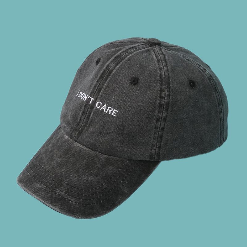 Unisexe Plaine Large Bord Parasol Chapeau Été Décontracté Sauvage Casquette De Baseball Sergé Casquette