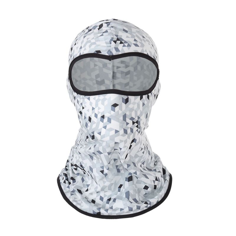 Unisexe Polyester Camouflage Casual Extérieur Équitation Respirant Coupe-vent Parasol Cou Bouclier Visage Masque Bonnet Chapeaux