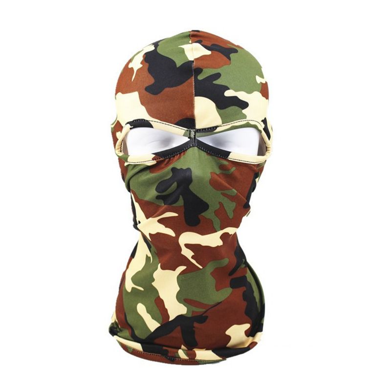 Unisexe Polyester Camouflage Casual Outdoor Riding Windproof Sunshade Neck Shield Face Mask Beanie Hats