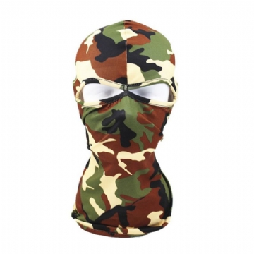 Unisexe Polyester Camouflage Casual Outdoor Riding Windproof Sunshade Neck Shield Face Mask Beanie Hats