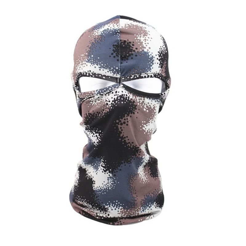 Unisexe Polyester Camouflage Casual Outdoor Riding Windproof Sunshade Neck Shield Face Mask Beanie Hats