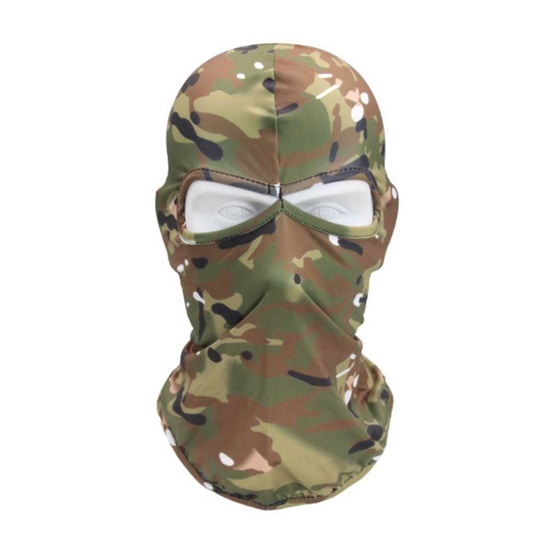 Unisexe Polyester Camouflage Casual Outdoor Riding Windproof Sunshade Neck Shield Face Mask Beanie Hats