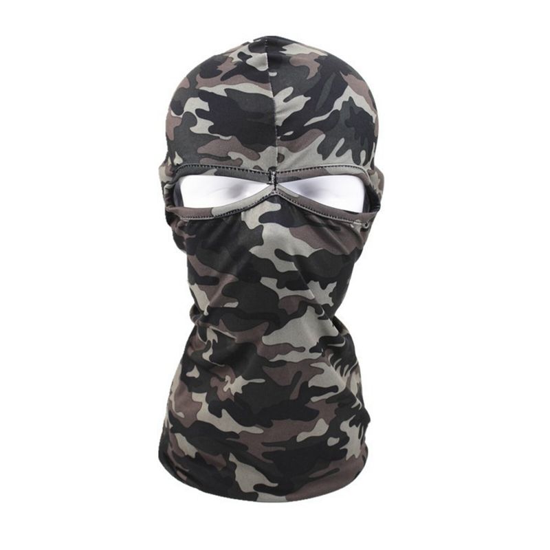 Unisexe Polyester Camouflage Casual Outdoor Riding Windproof Sunshade Neck Shield Face Mask Beanie Hats