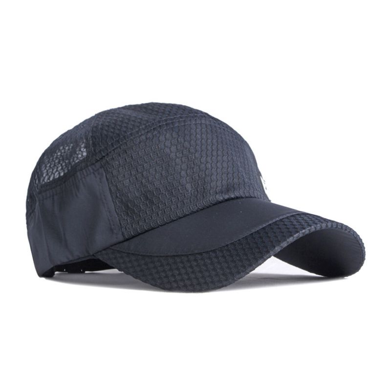 Unisexe Polyester Casual Outdoor Pêche Respirant Réglable À Séchage Rapide Parasol Baseball Chapeaux