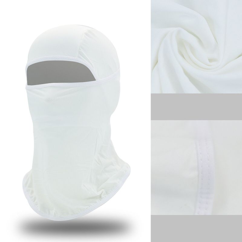 Unisexe Polyester Nylon Décontracté Extérieur Équitation Respirant Coupe-vent Pare-soleil Cou Bouclier Visage Masque Bonnet Chapeaux