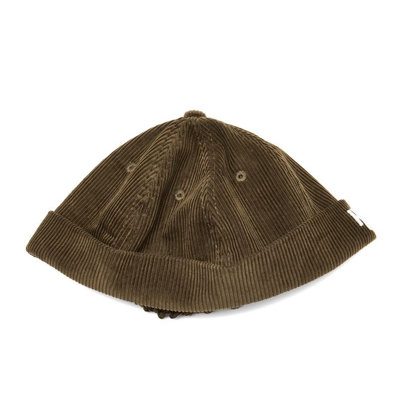 Unisexe En Velours Côtelé Brodé H G Patten Casual Brimless Beanie Landlord Hat Skull Cap